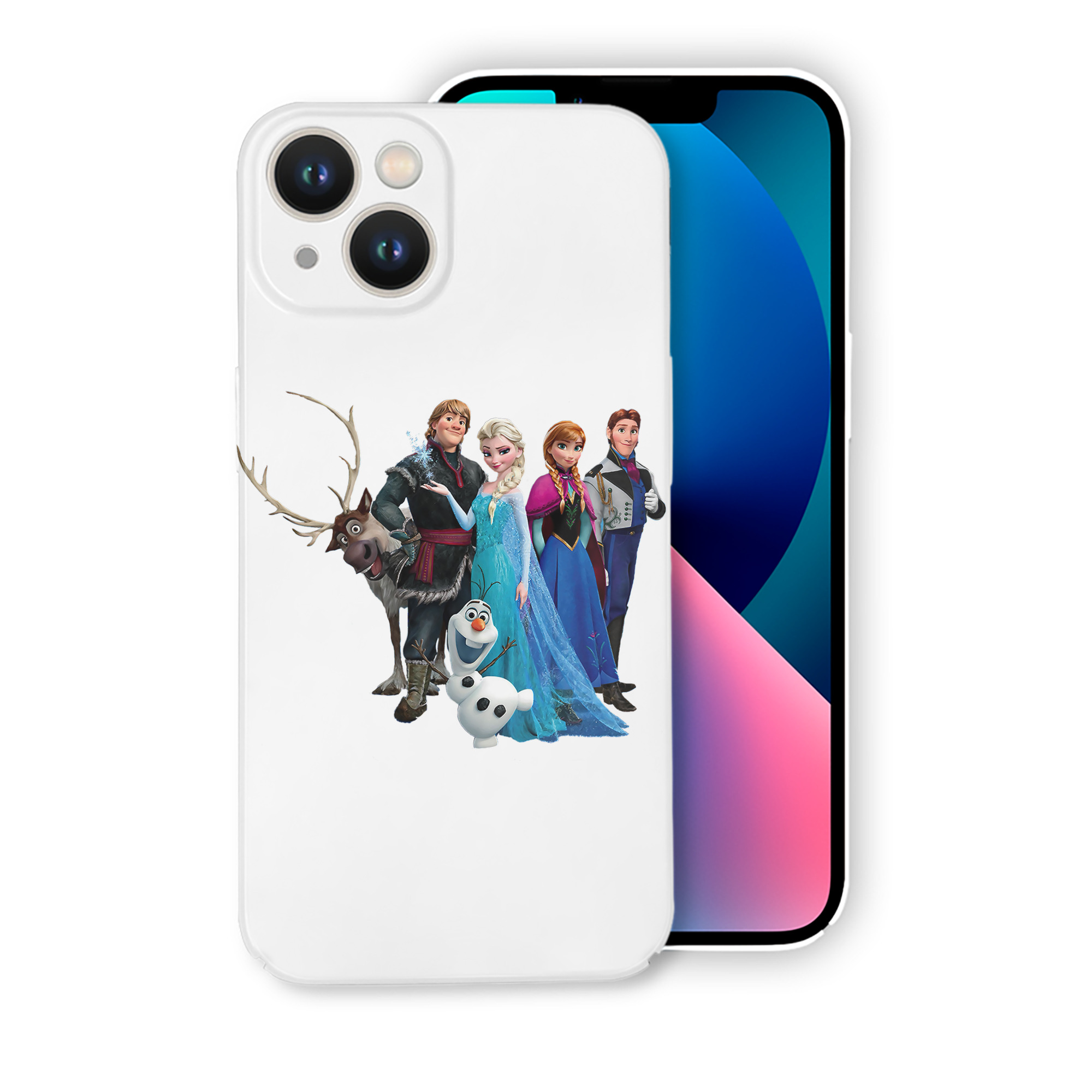 （画像用） アナと雪の女王 アンナ エルサ Frozen Anna Elsa 【iPhone 14シリーズ対応】ハードケース